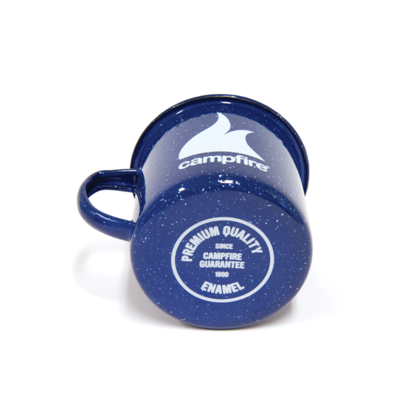 CAMPFIRE ENAMEL MUG 8CM NAVY