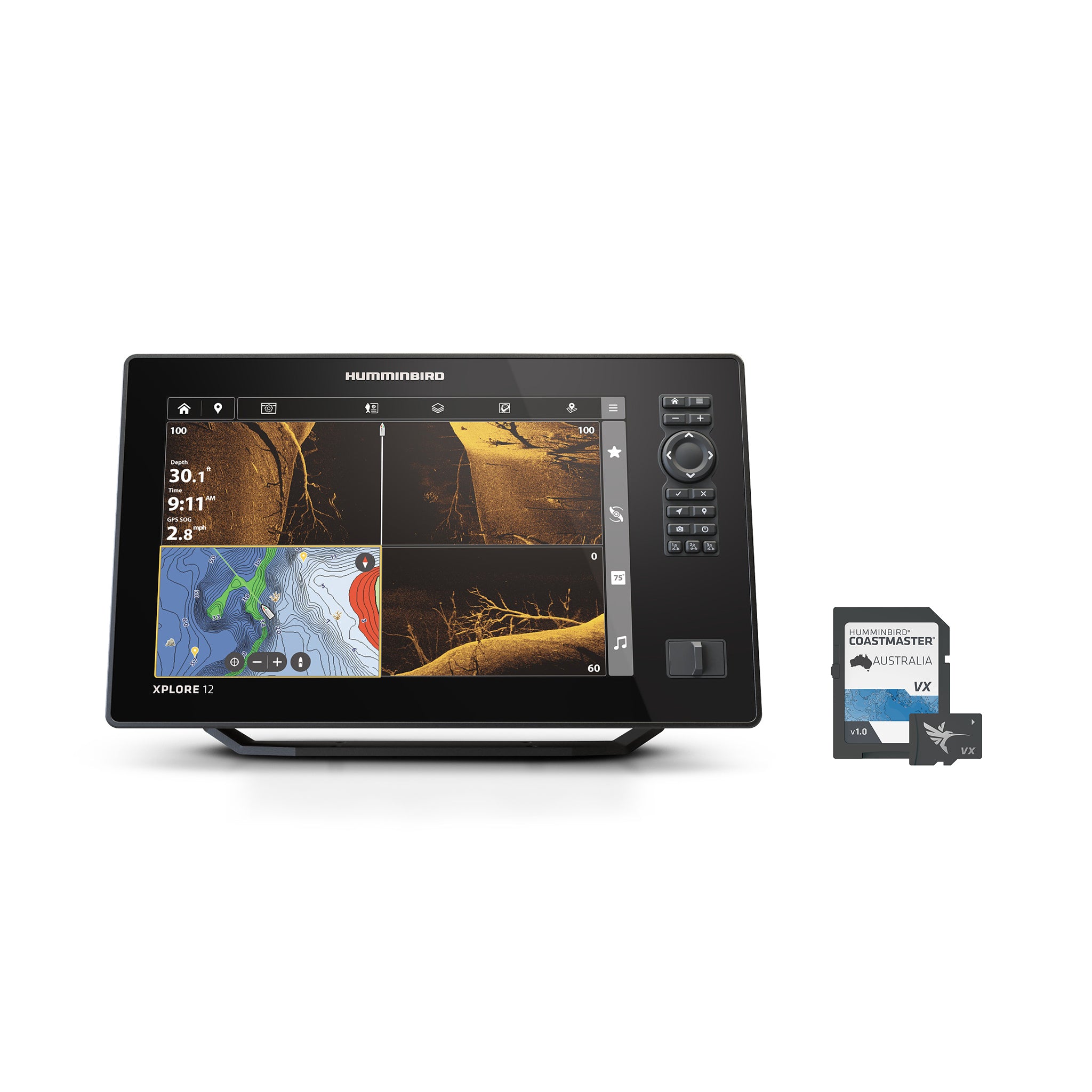 HUMMINBIRD XPLORE 12 CMSI INC NAV CARD