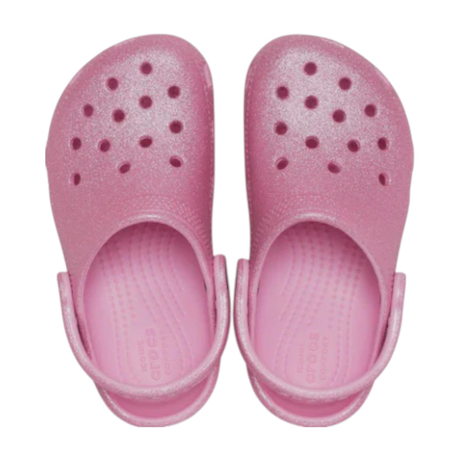 CROCS CLASSIC TODDLERS PINK TWEED GLITTER
