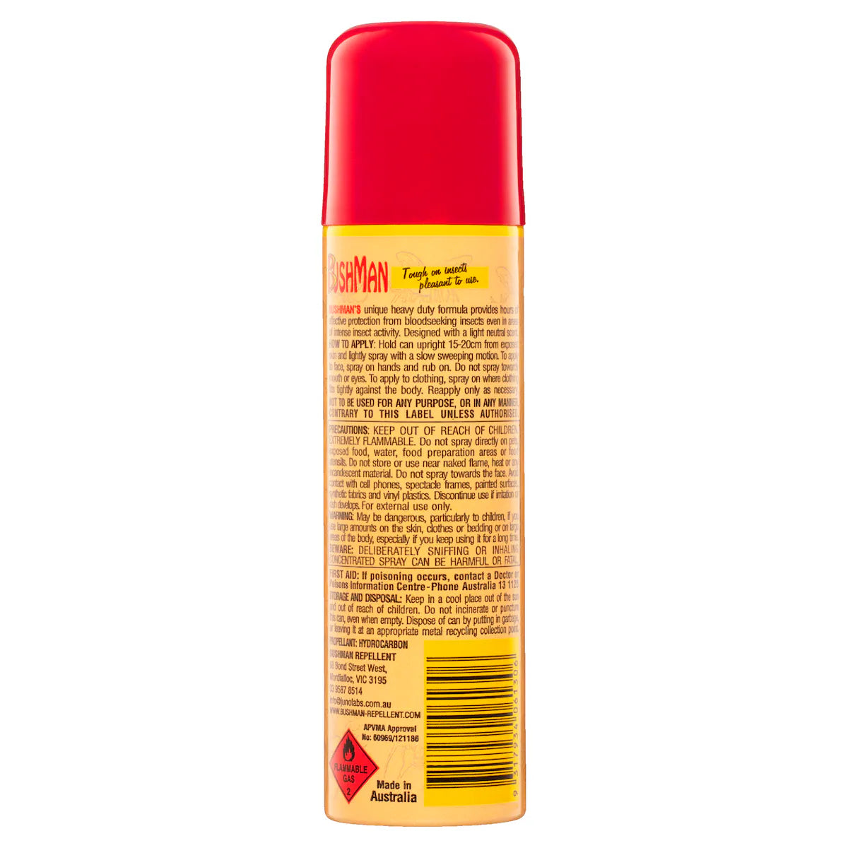 BUSHMAN REPELLENT AEROSOL HEAVY DUTY