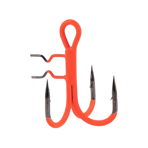 MIKADO JAWS VERTICAL TREBLE HOOK 4PCS