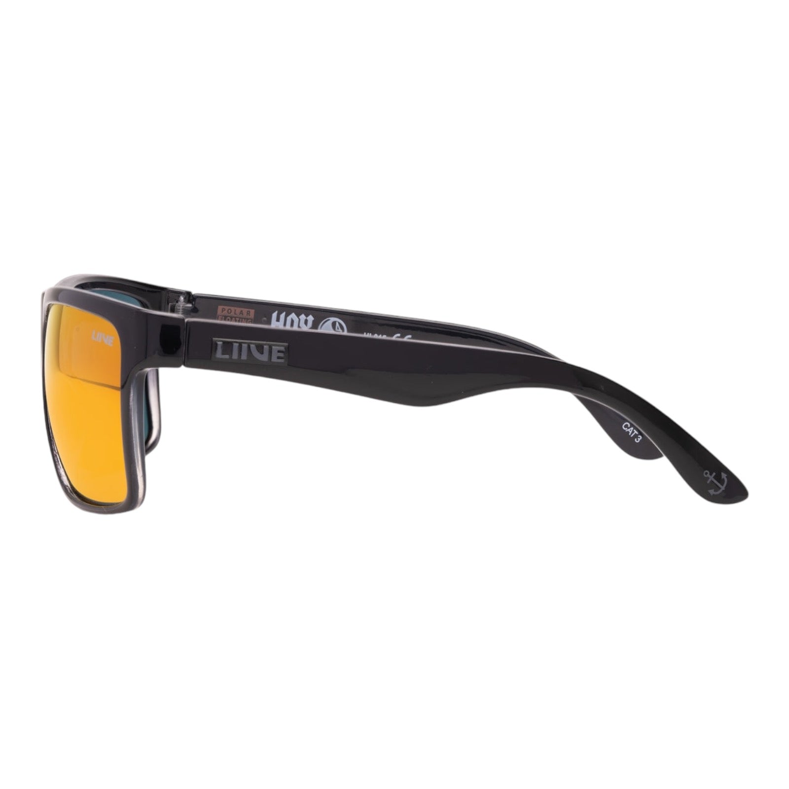 LIIVE VISION HOY 4 RED MIRROR POLAR FLOAT BLACK