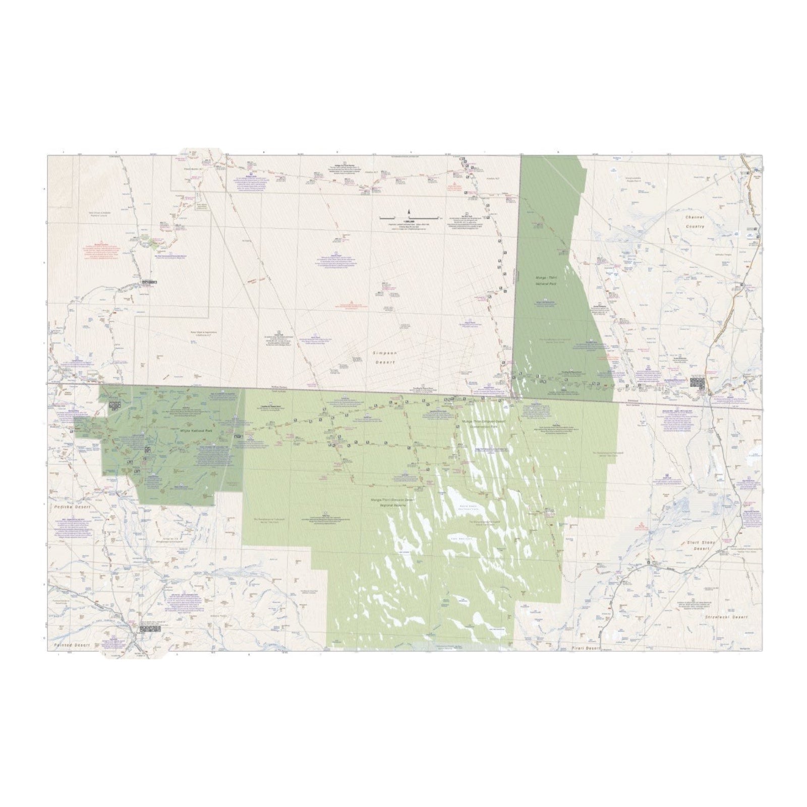 HEMA MAP GREAT DESERT TRACKS WESTERN