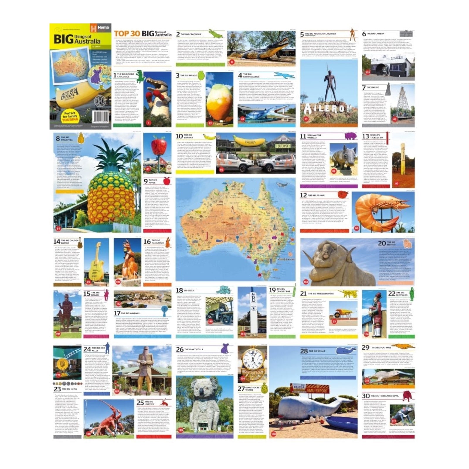 HEMA MAP BIG THINGS OF AUSTRALIA