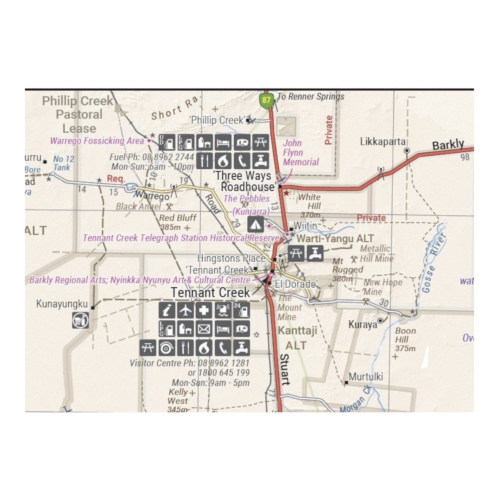 HEMA MAP GREAT DESERT TRACKS EASTERN