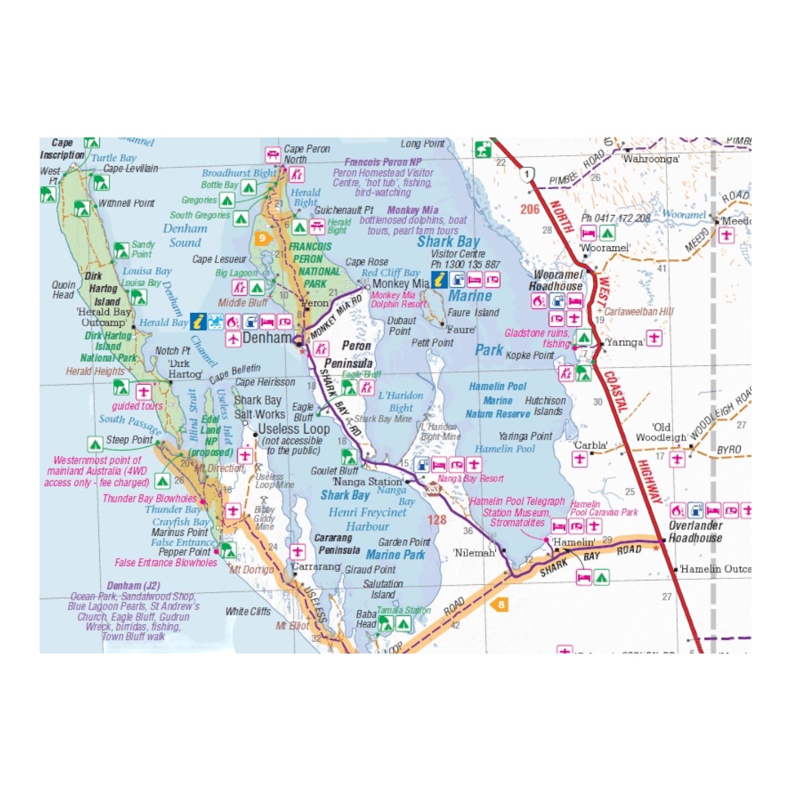 HEMA MAP MID WEST WESTERN AUSTRALIA