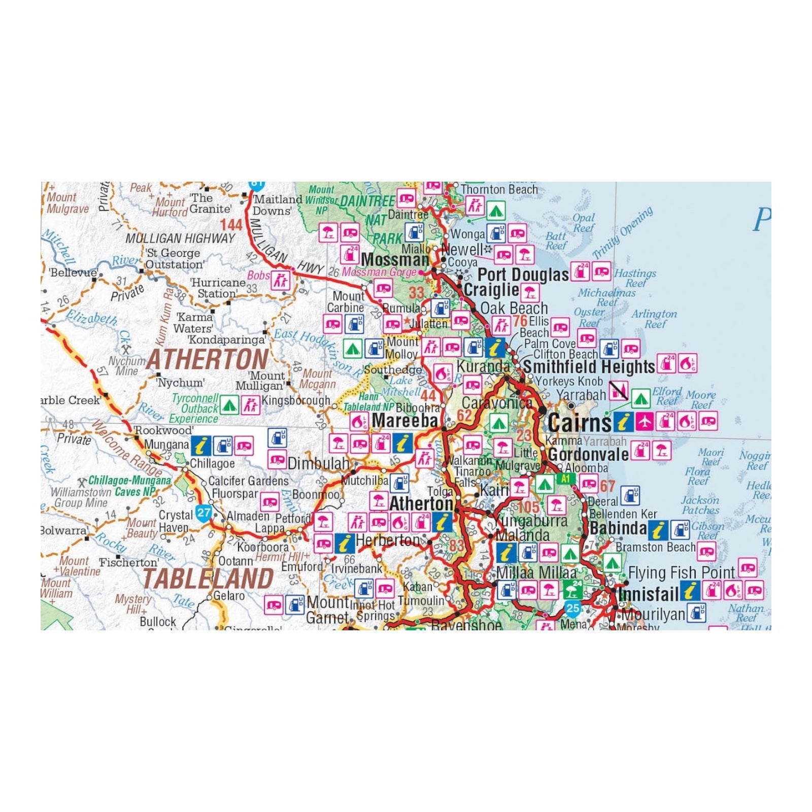 HEMA MAP CAIRNS TO BROOME