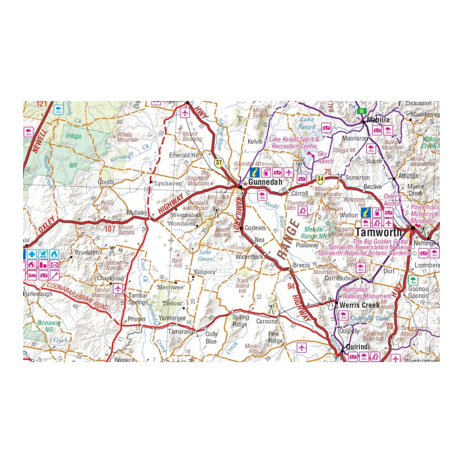 HEMA MAP OUTBACK NEW SOUTH WALES