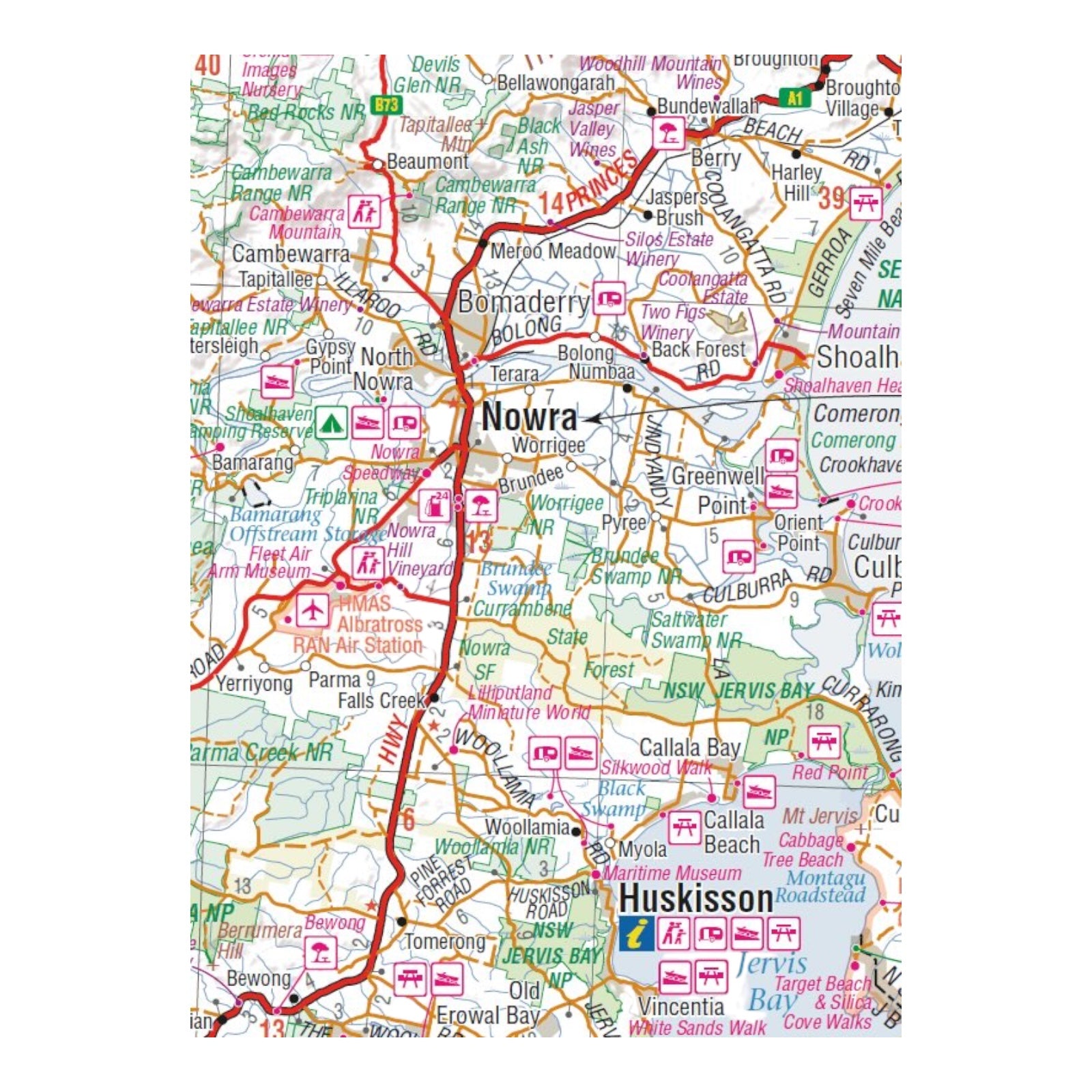 HEMA MAP SOUTH EAST NEW SOUTH WALES