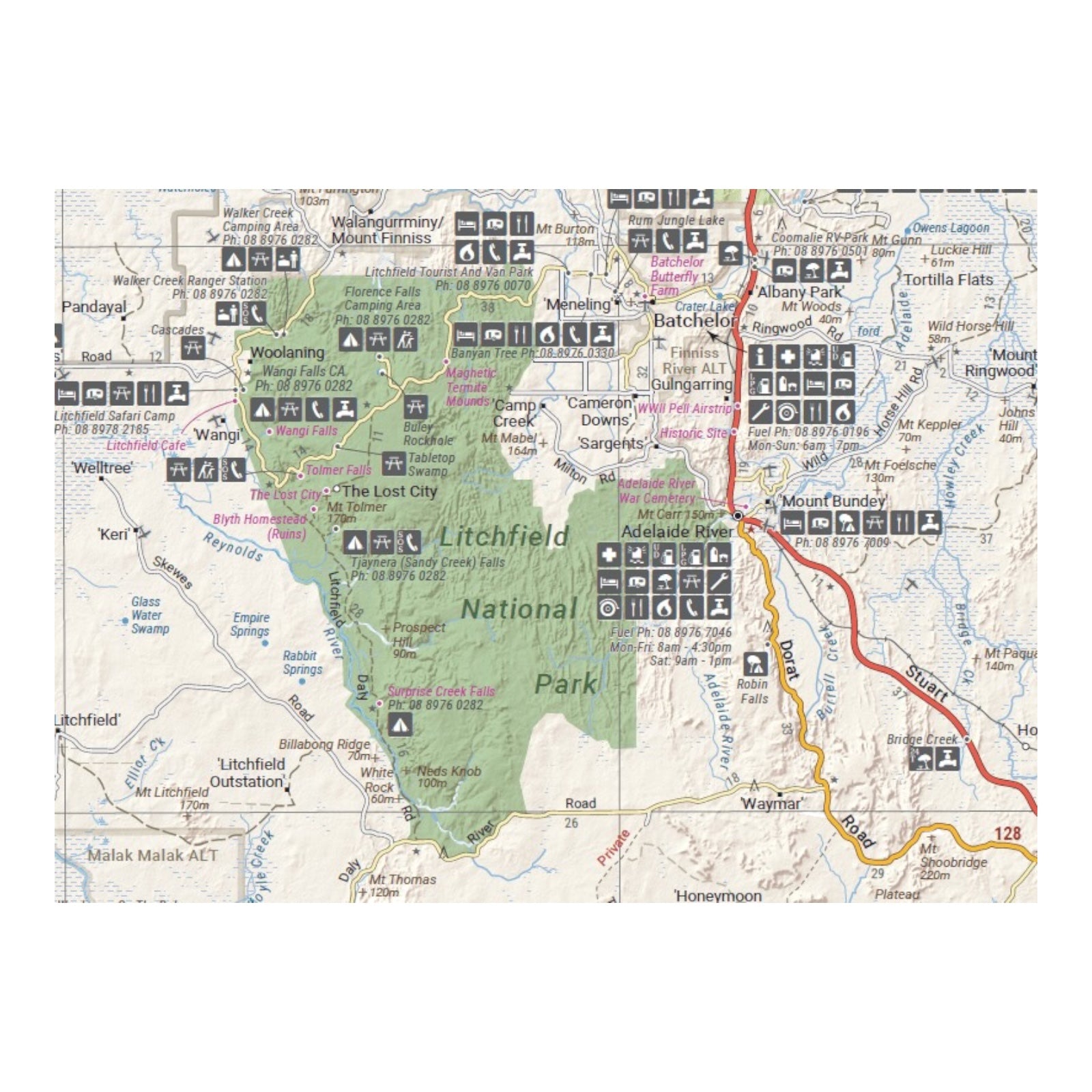 HEMA MAP TOP END AND GULF