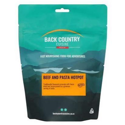 BACK COUNTRY CUISINE BEEF AND PASTA HOTPOT