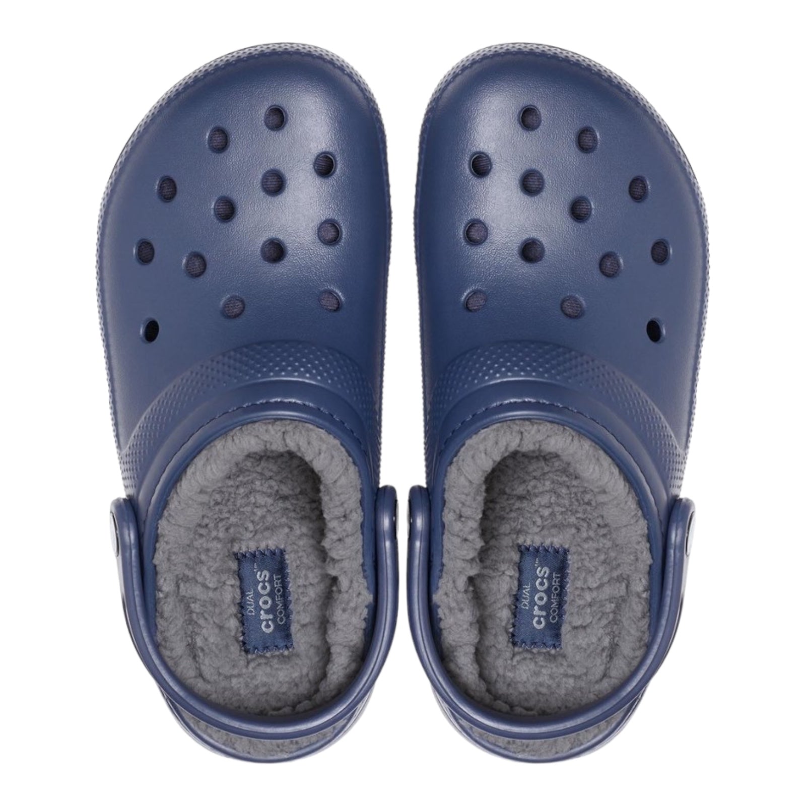 CROCS CLASSIC LINED CLOG NAVY/CHARCOAL