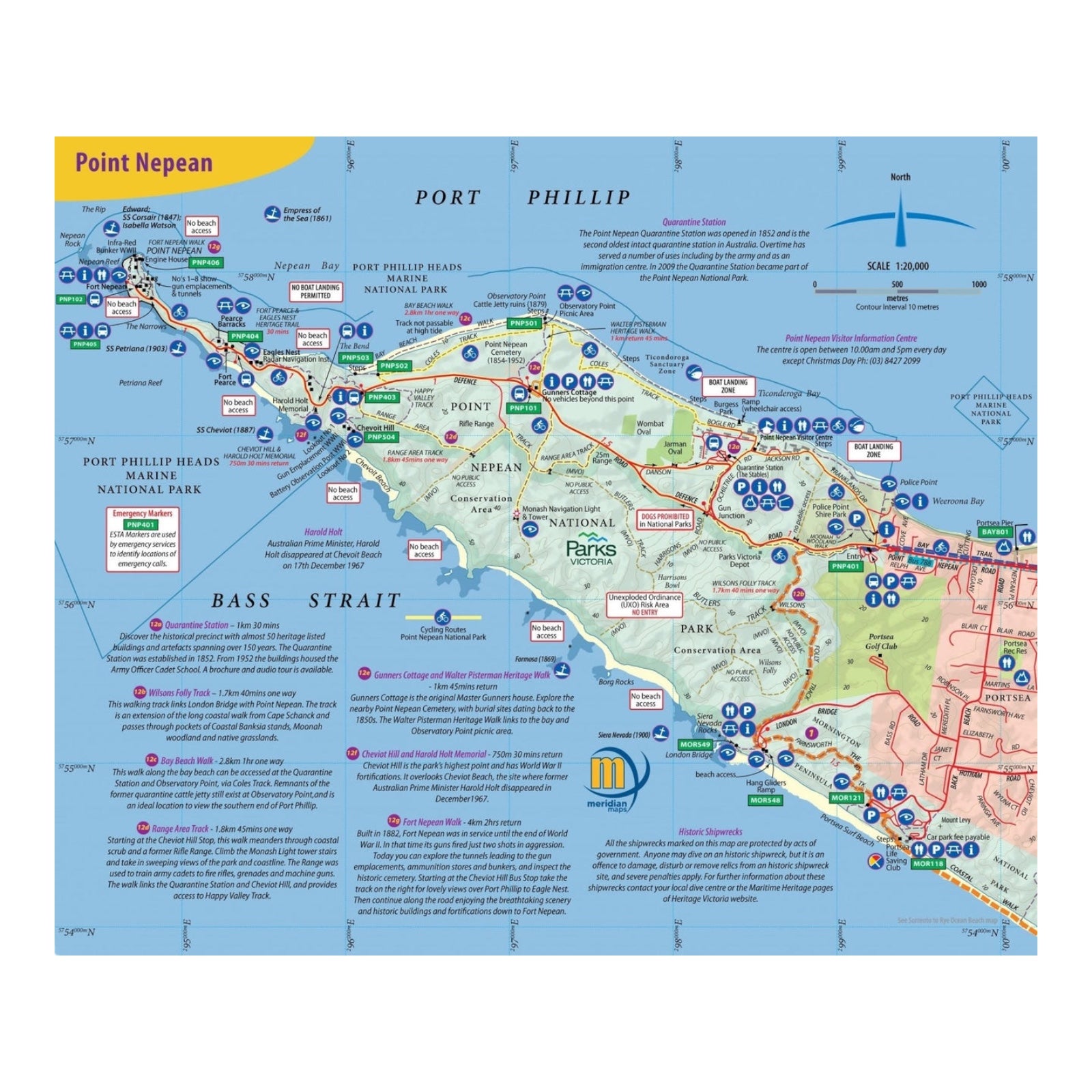 HEMA MAP MORNINGTON PENINSULA WALKS