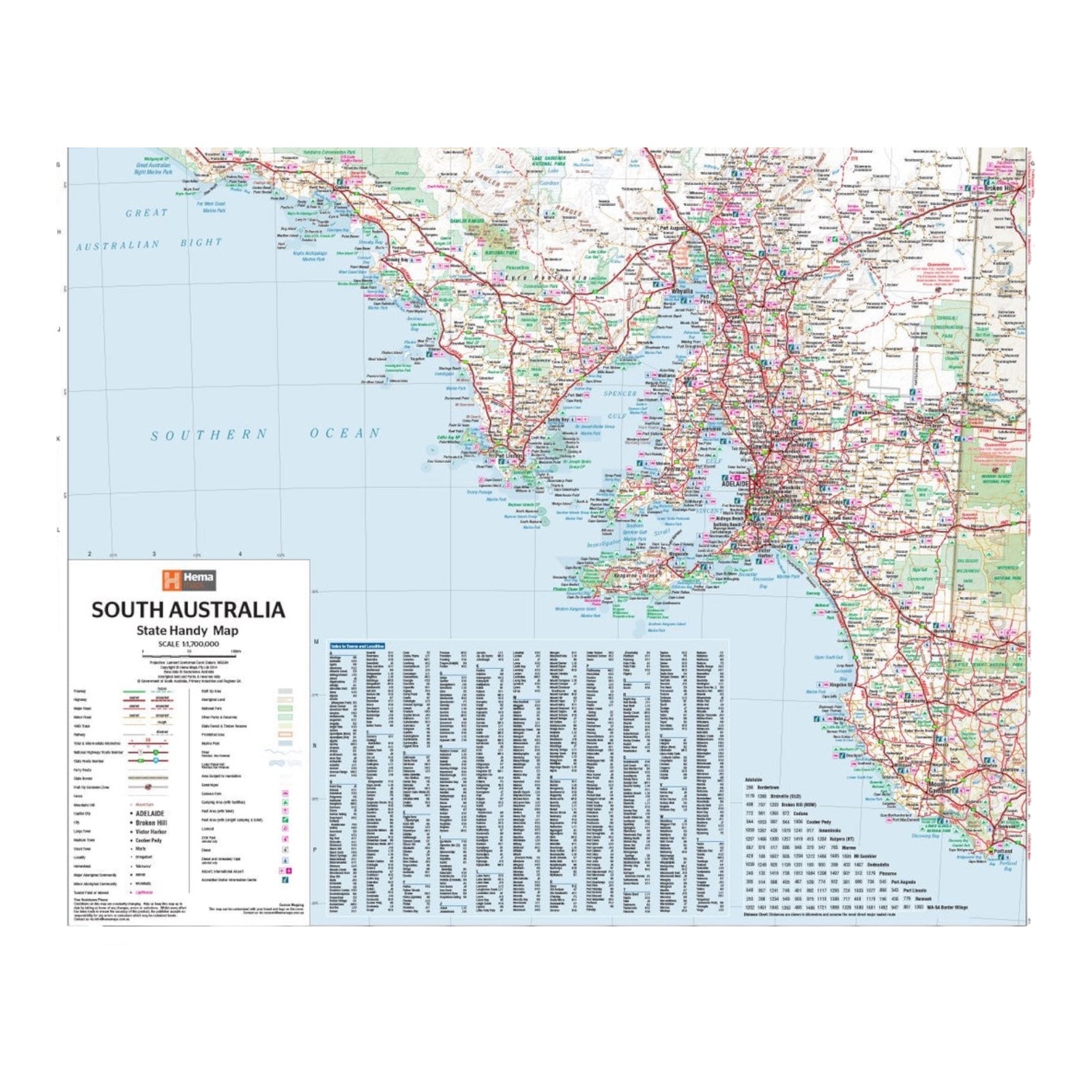 HEMA MAP SOUTH AUSTRALIA HANDY