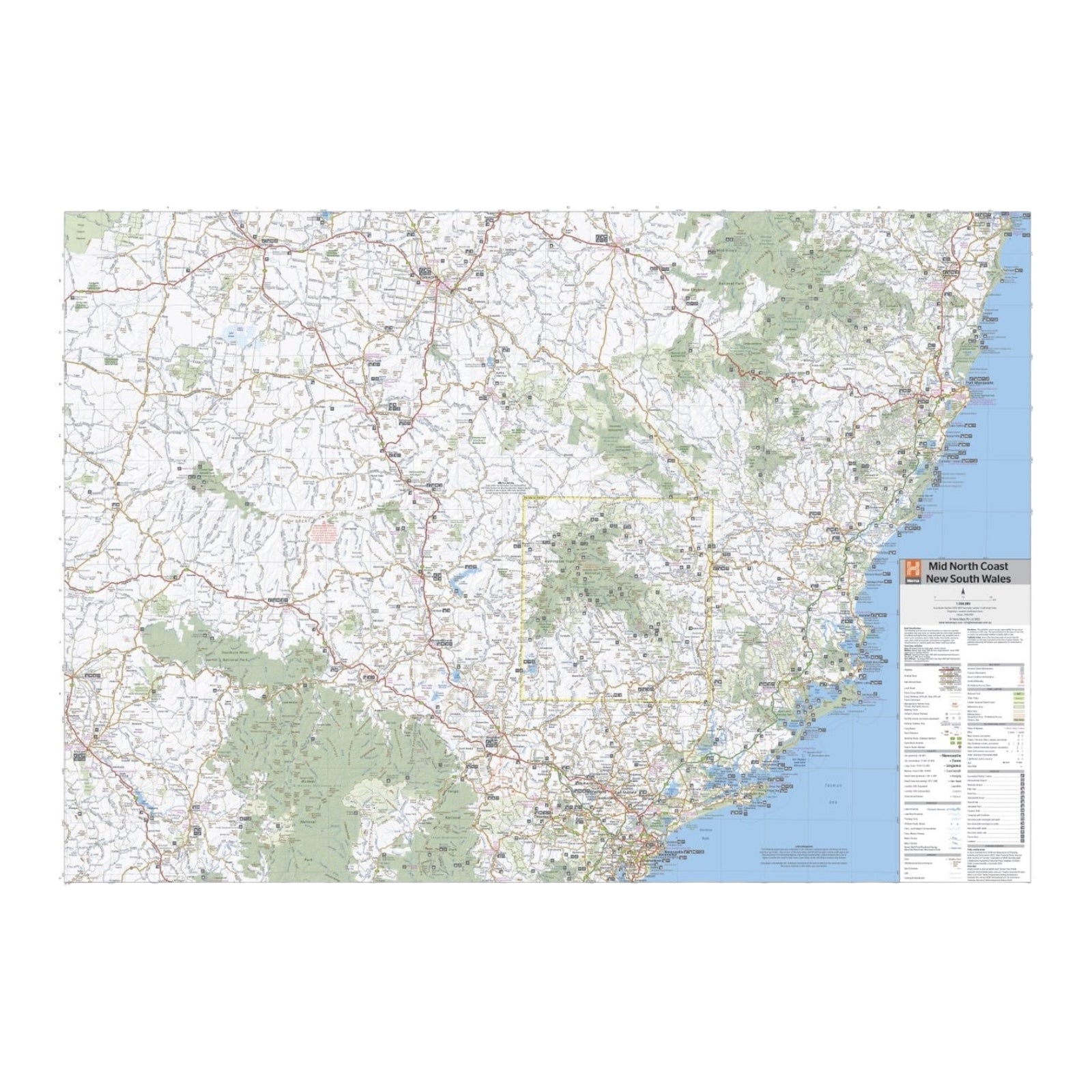 HEMA MAP MID NORTH COAST NSW