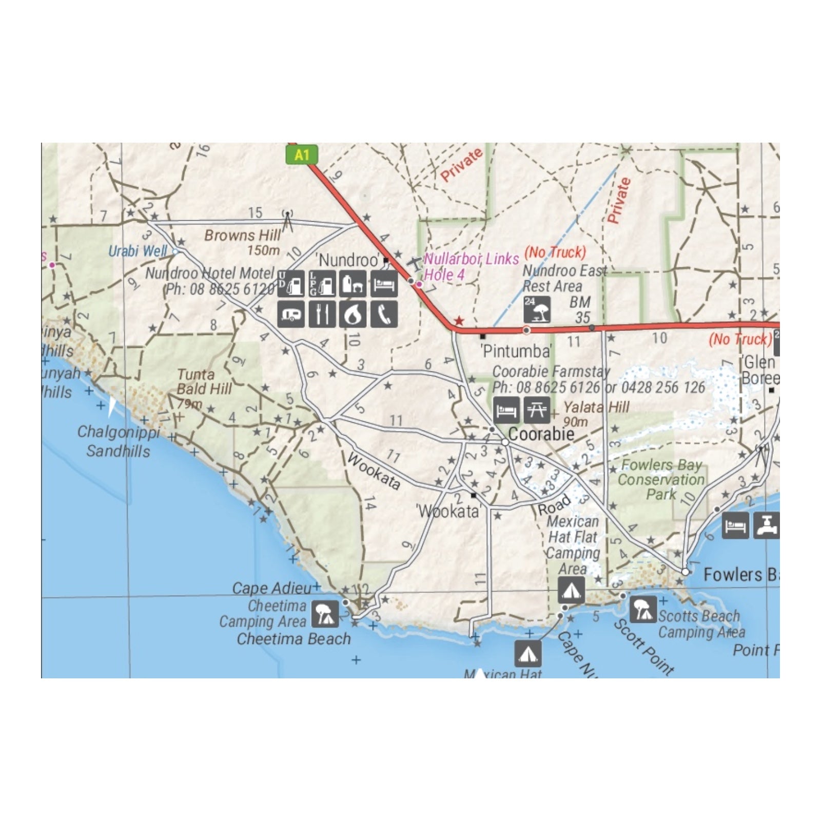 HEMA MAP NULLARBOR PLAIN EASTERN