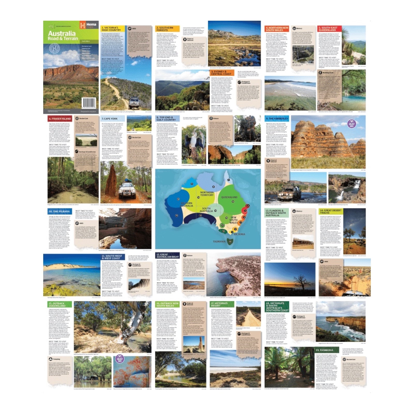 HEMA MAP AUSTRALIA ROAD & TERRAIN