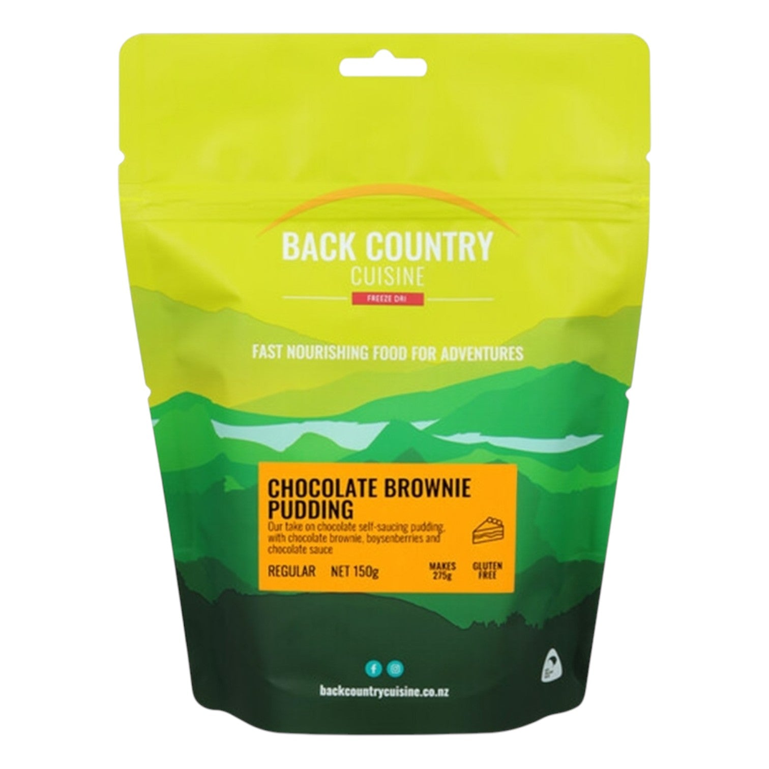 BACK COUNTRY CUISINE CHOCOLATE BROWNIE PUDDING