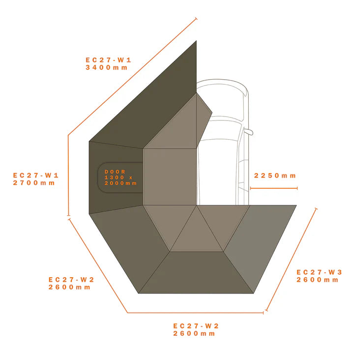 DARCHE 270 WALL BUNDLE SOLID