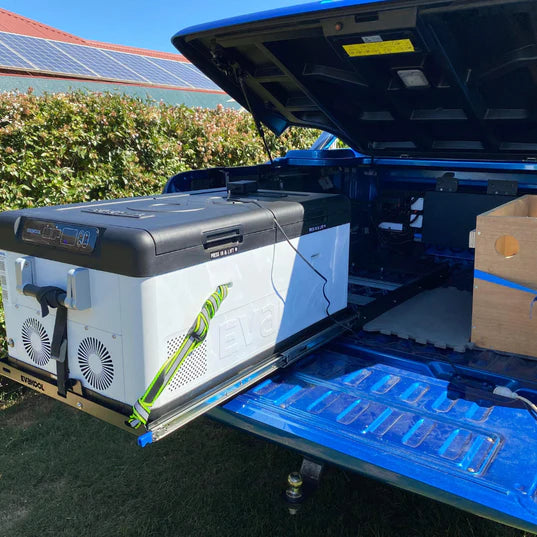 EVAKOOL DOWN UNDER 80L DUAL ZONE FRIDGE FREEZER