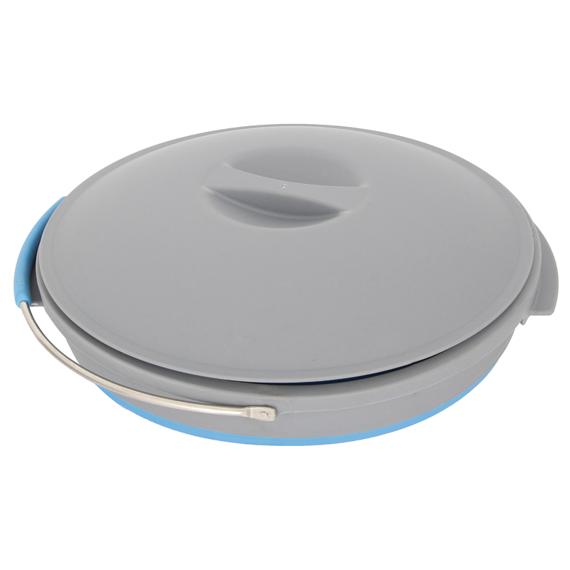 POPUP BUCKET WITH LID 10L BLUE