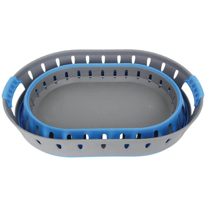 POPUP LAUNDRY BASKET BLUE