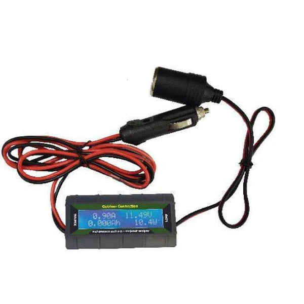 OUTDOOR CONNECTION 12V POWER USE METER