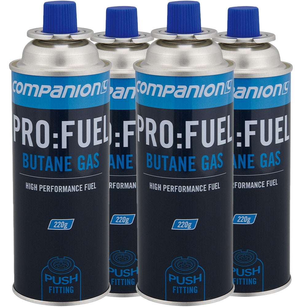 COMPANION BUTANE GAS 220g 4 PACK