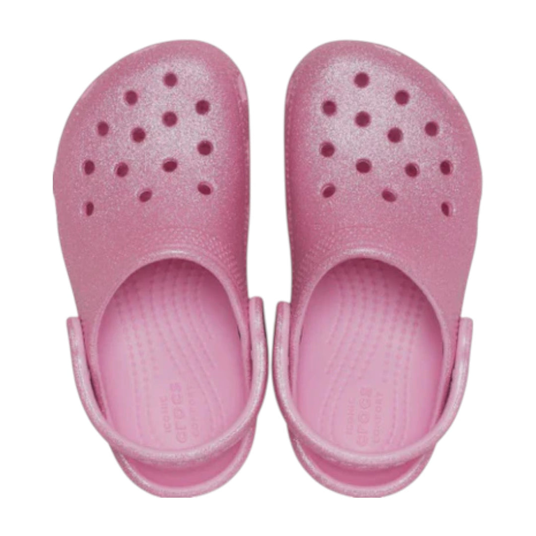 Crocs Classic Kids Pink Tweed Glitter