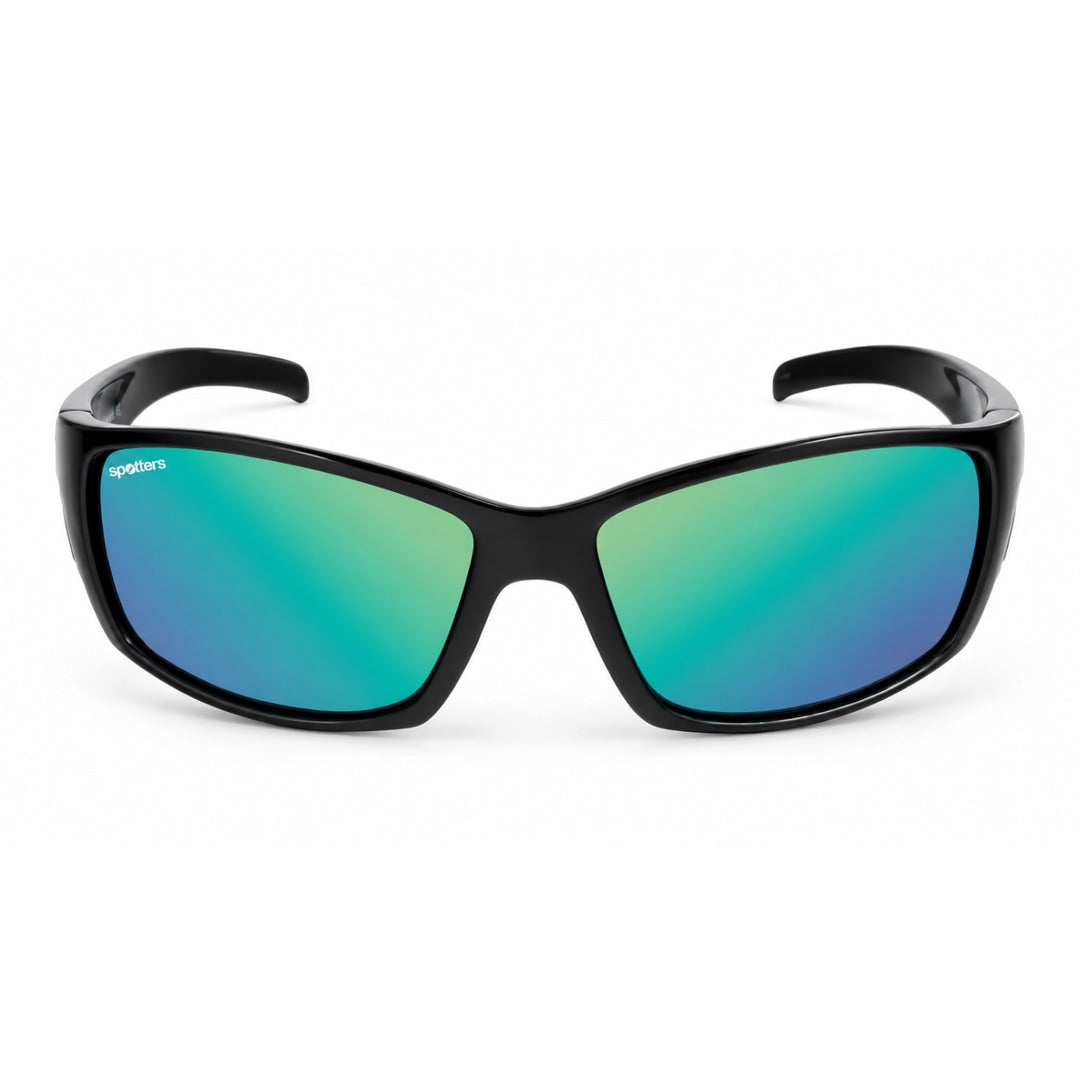 Spotters Fury Gloss Black Sunglasses
