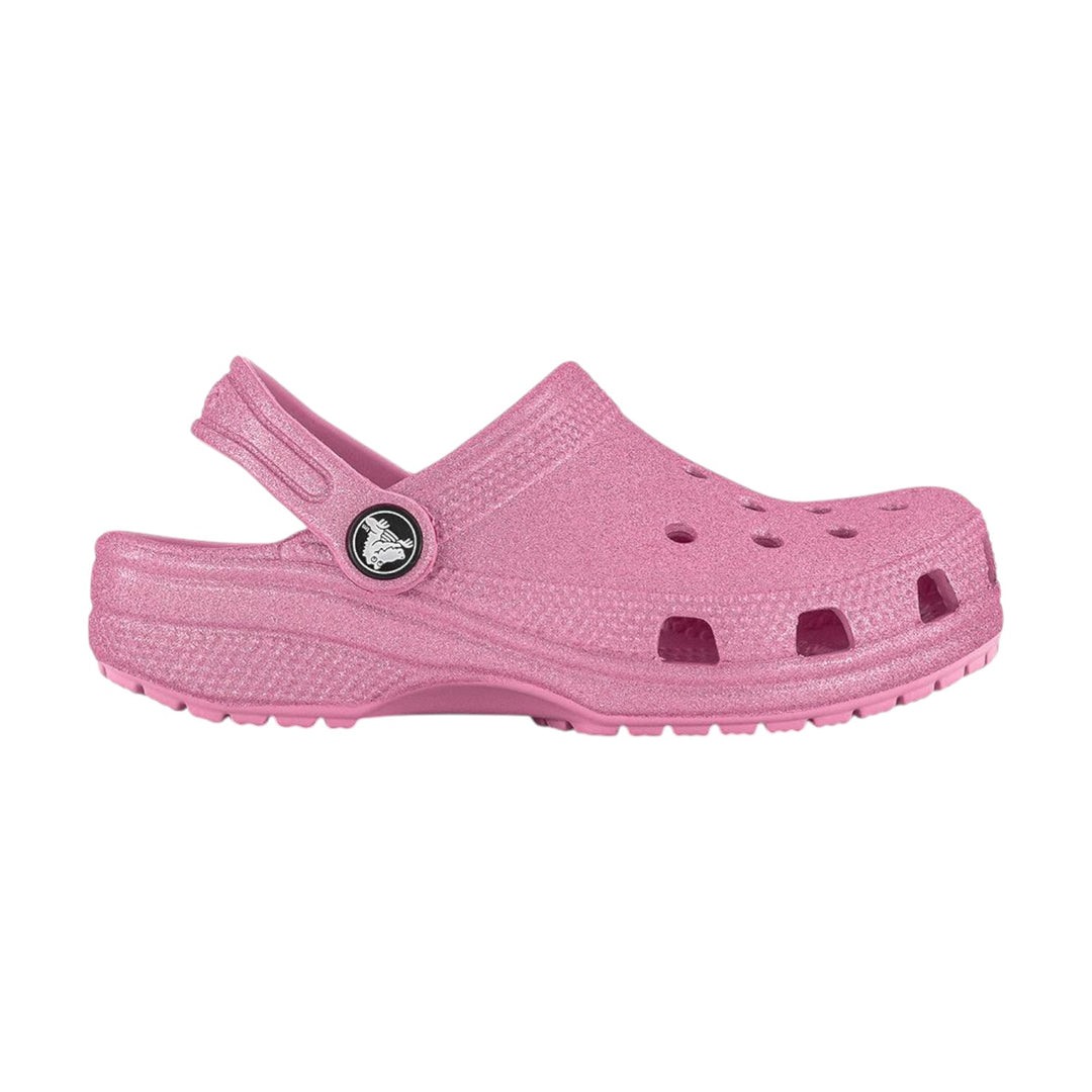 Crocs Classic Kids Pink Tweed Glitter
