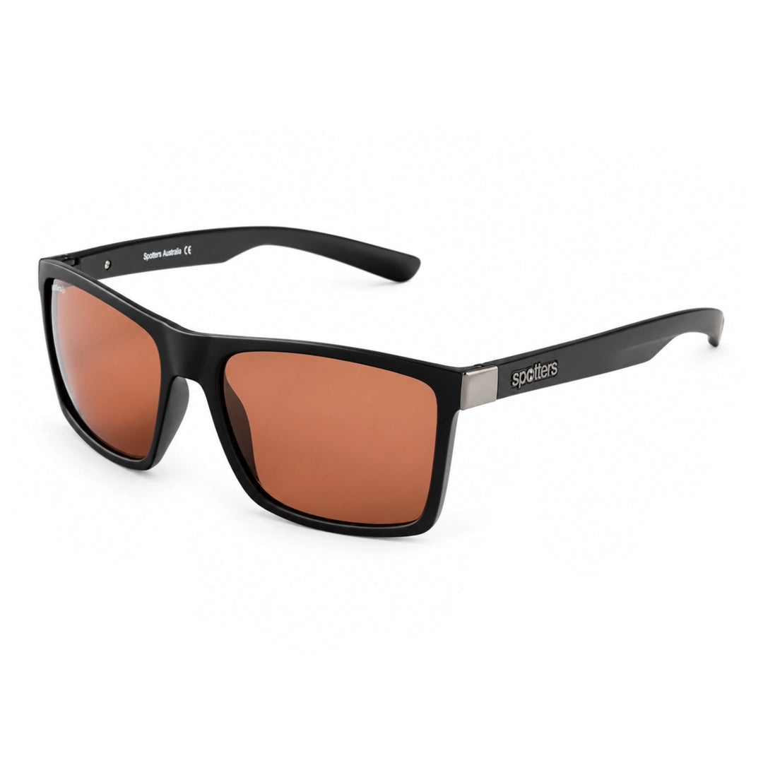 Spotters Riot Matt Black Sunglasses