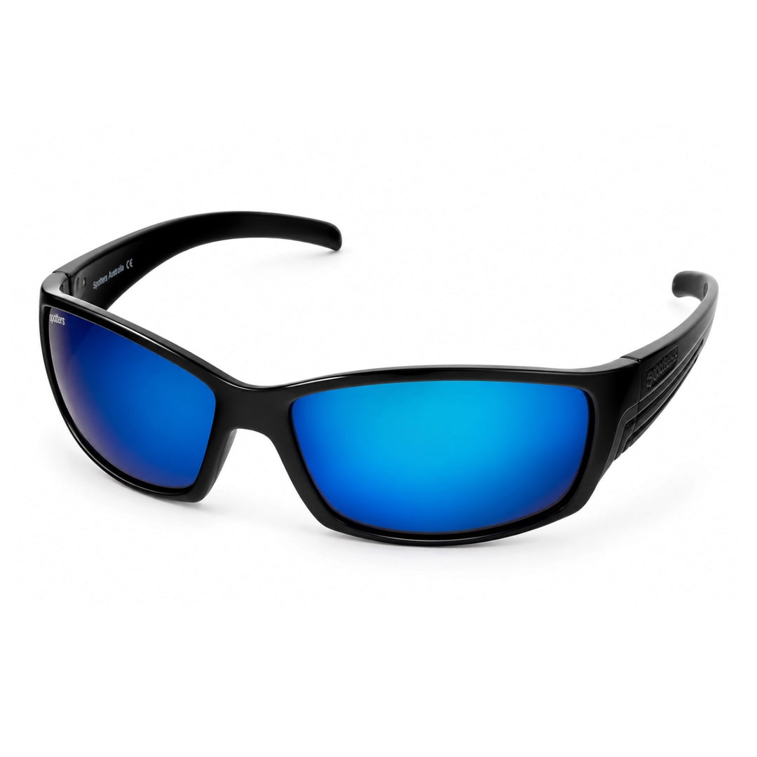 Spotters Fury Gloss Black Sunglasses