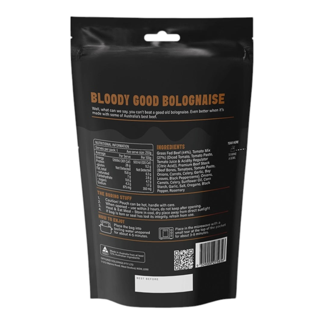 Offgrid Bloody Good Bolognaise
