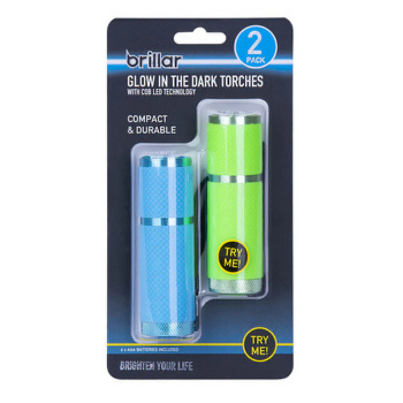 Brillar Glow In The Dark Torch 2pk