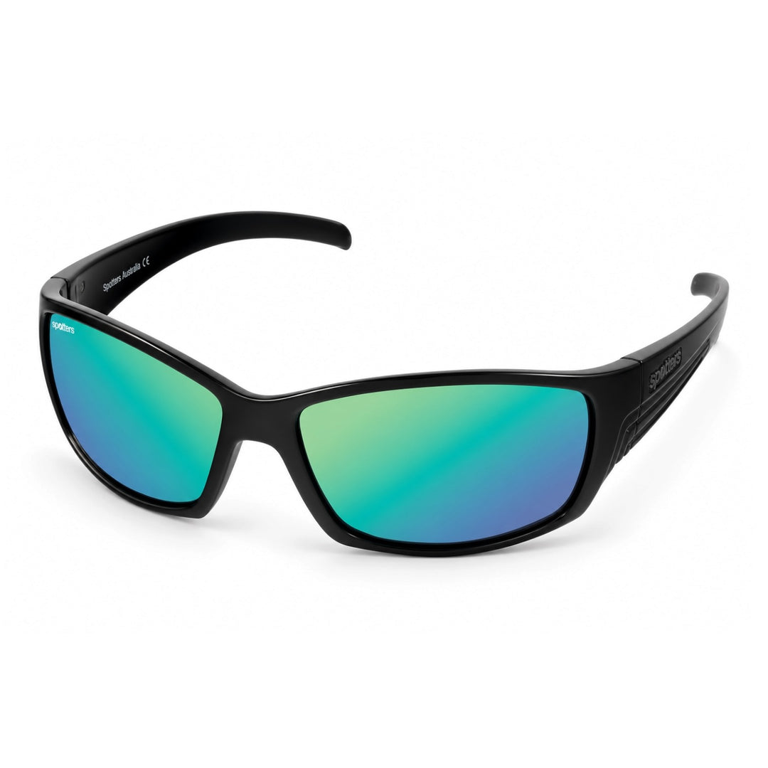 Spotters Fury Gloss Black Sunglasses