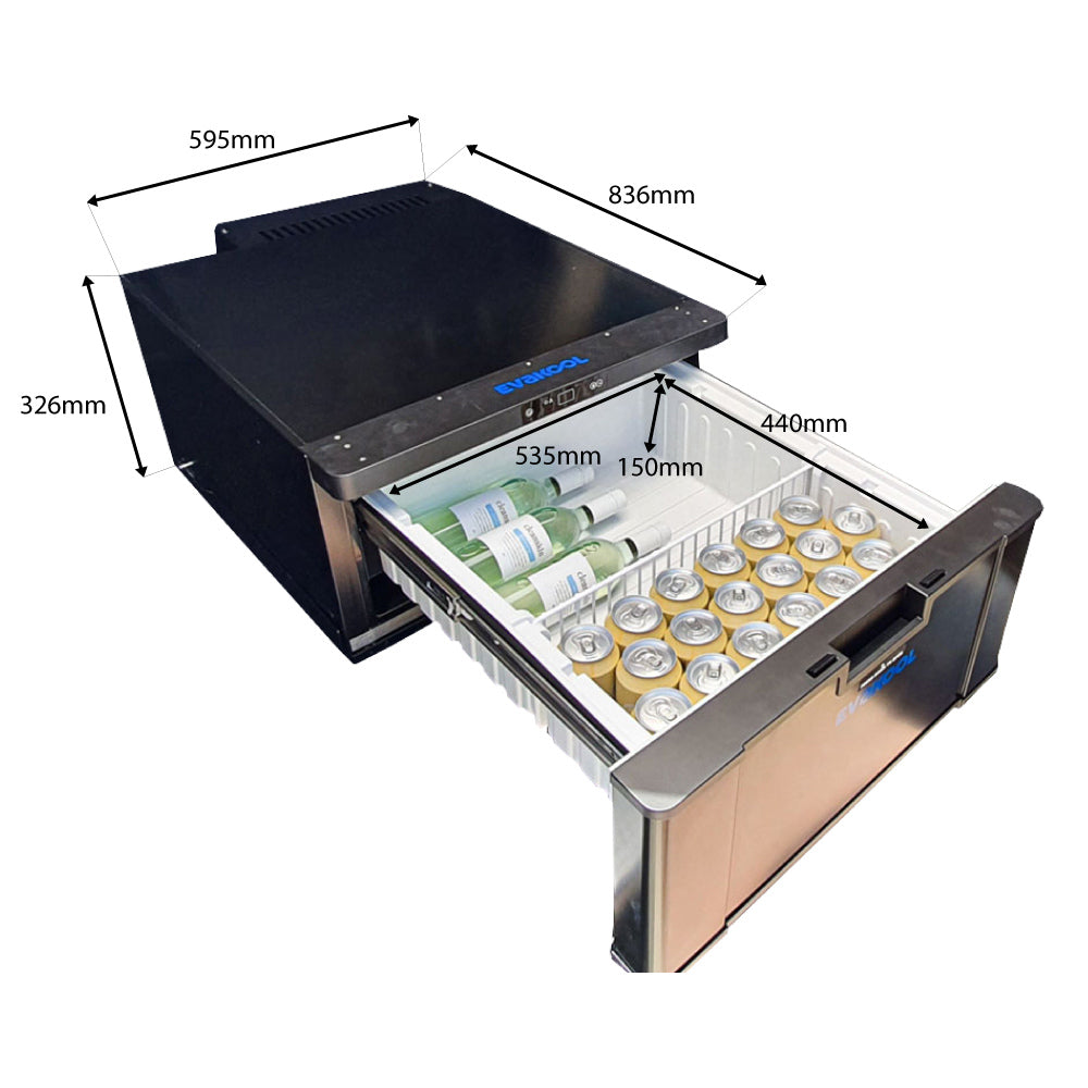 EVAKOOL PLATINUM 40L DRAWER FRIDGE FREEZER