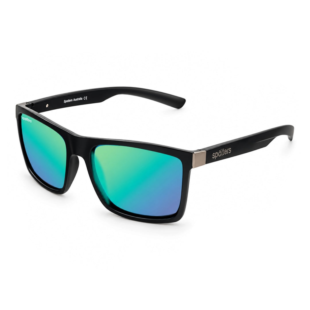 Spotters Riot Matt Black Sunglasses