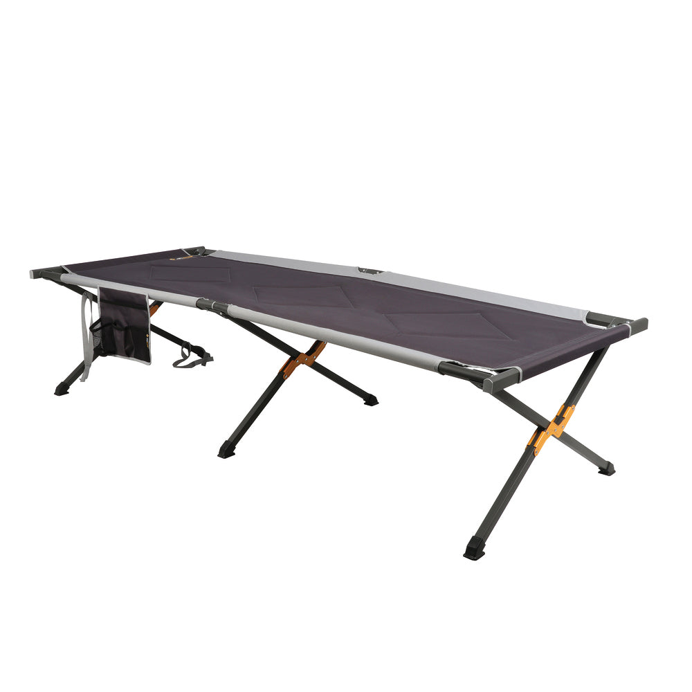 OZTRAIL ALUMINIUM STRETCHER BED PADDED