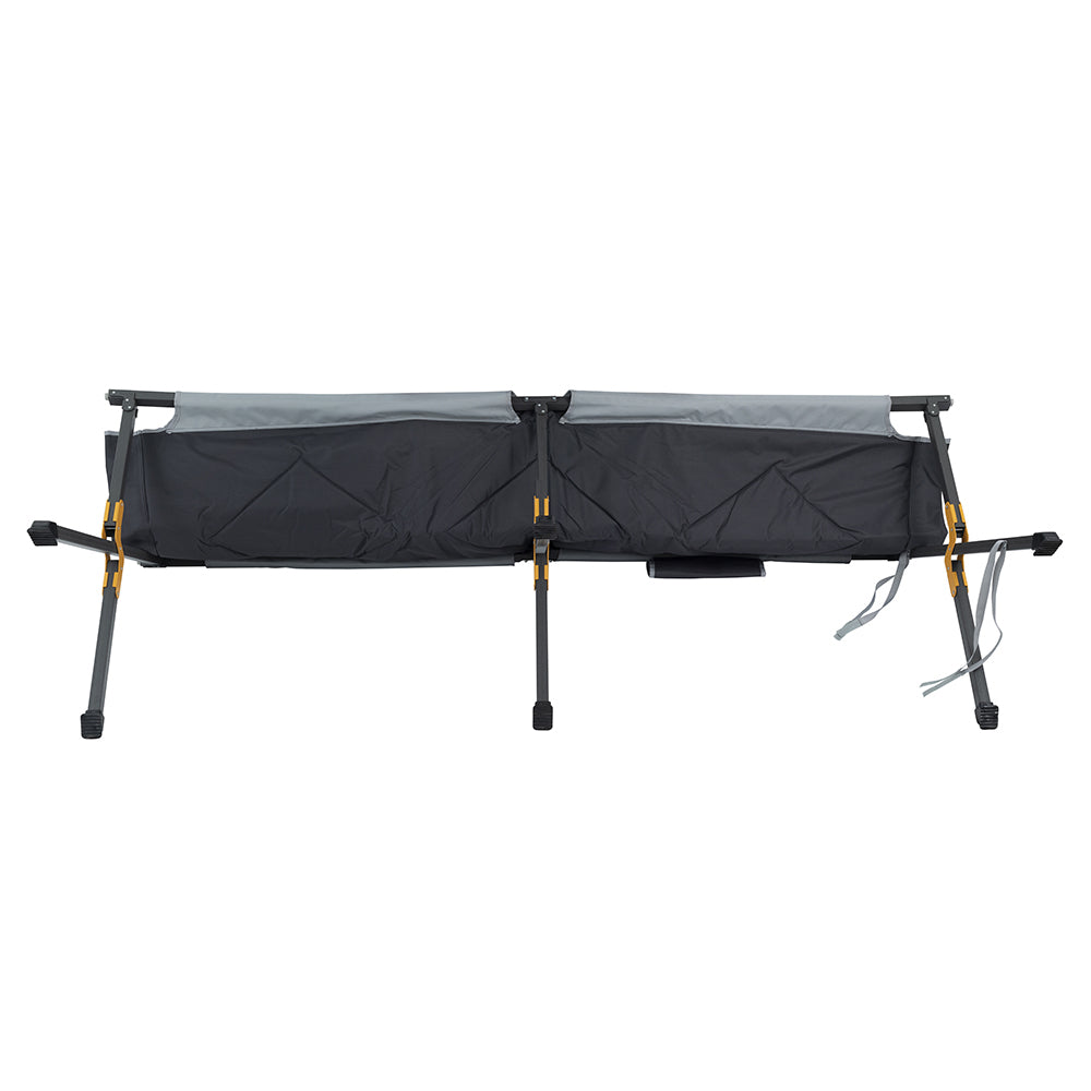 OZTRAIL ALUMINIUM STRETCHER BED PADDED