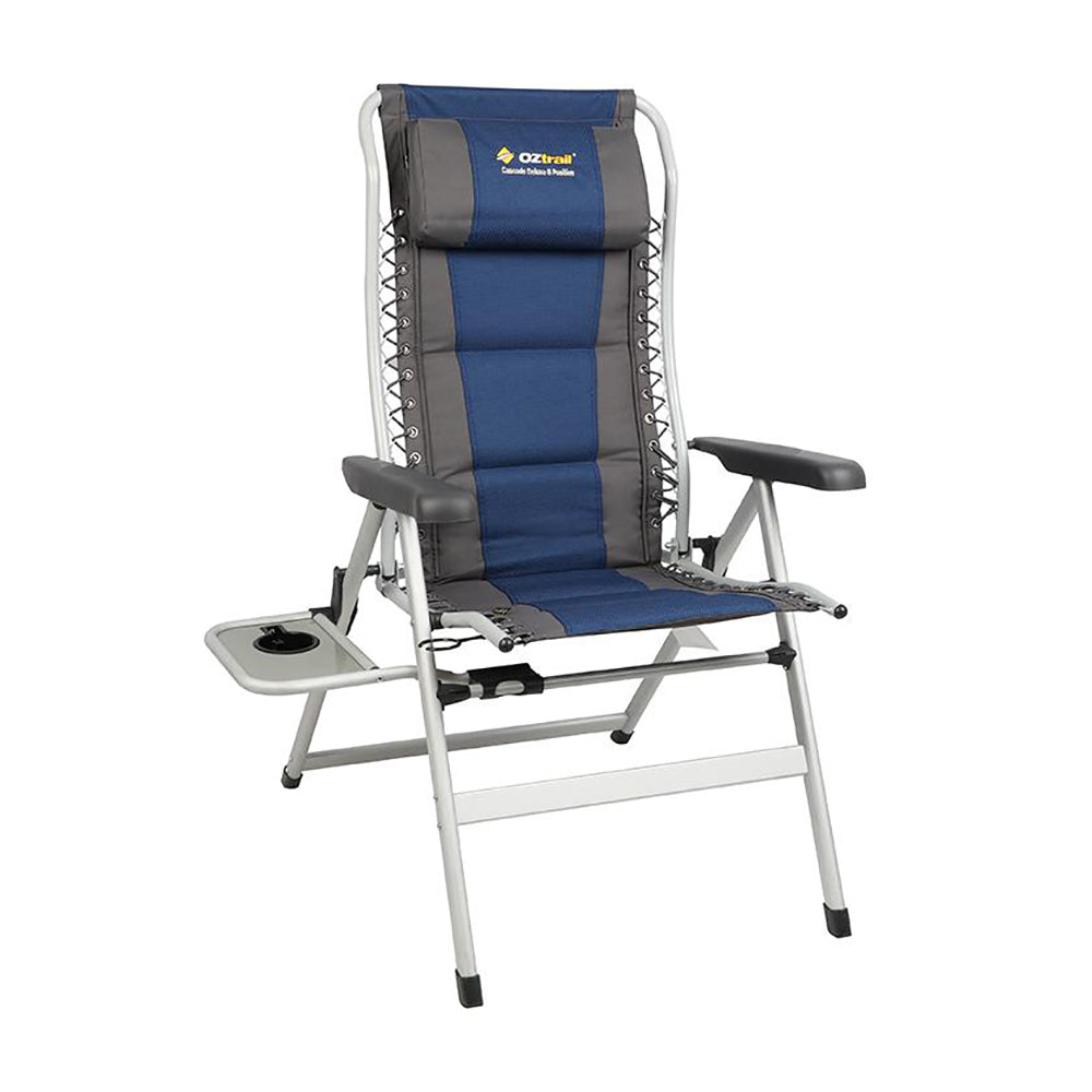 OZTRAIL CASCADE 8 POSITION DELUXE W SIDE TABLE