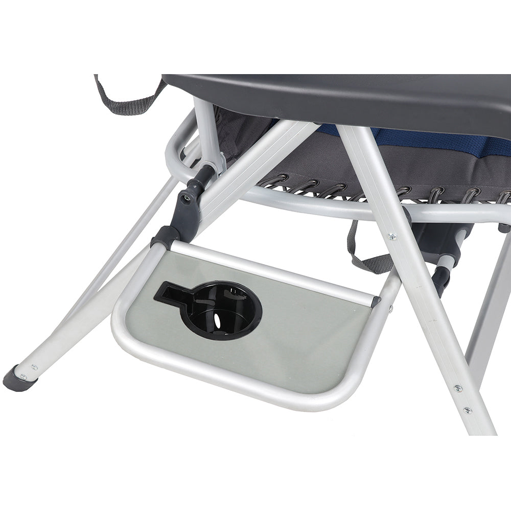 OZTRAIL CASCADE 8 POSITION DELUXE W SIDE TABLE
