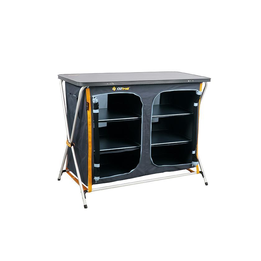 OZTRAIL 3 SHELF DOUBLE DELUXE CUPBOARD