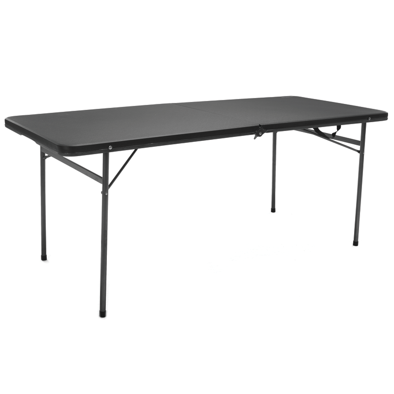 OZTRAIL 180CM IRONSIDE FOLD IN HALF TABLE