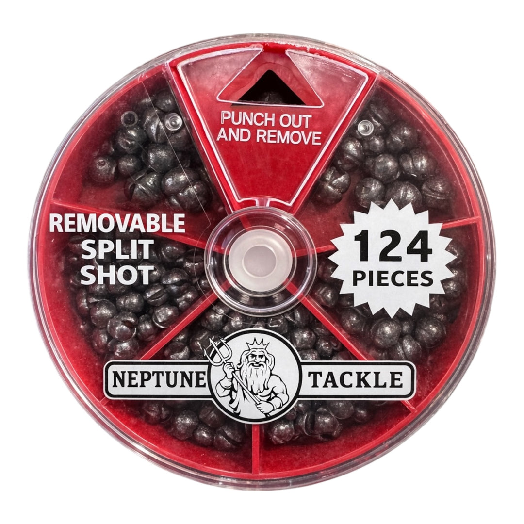 Neptune Tackle Split Shot Sinker Pack 124pc