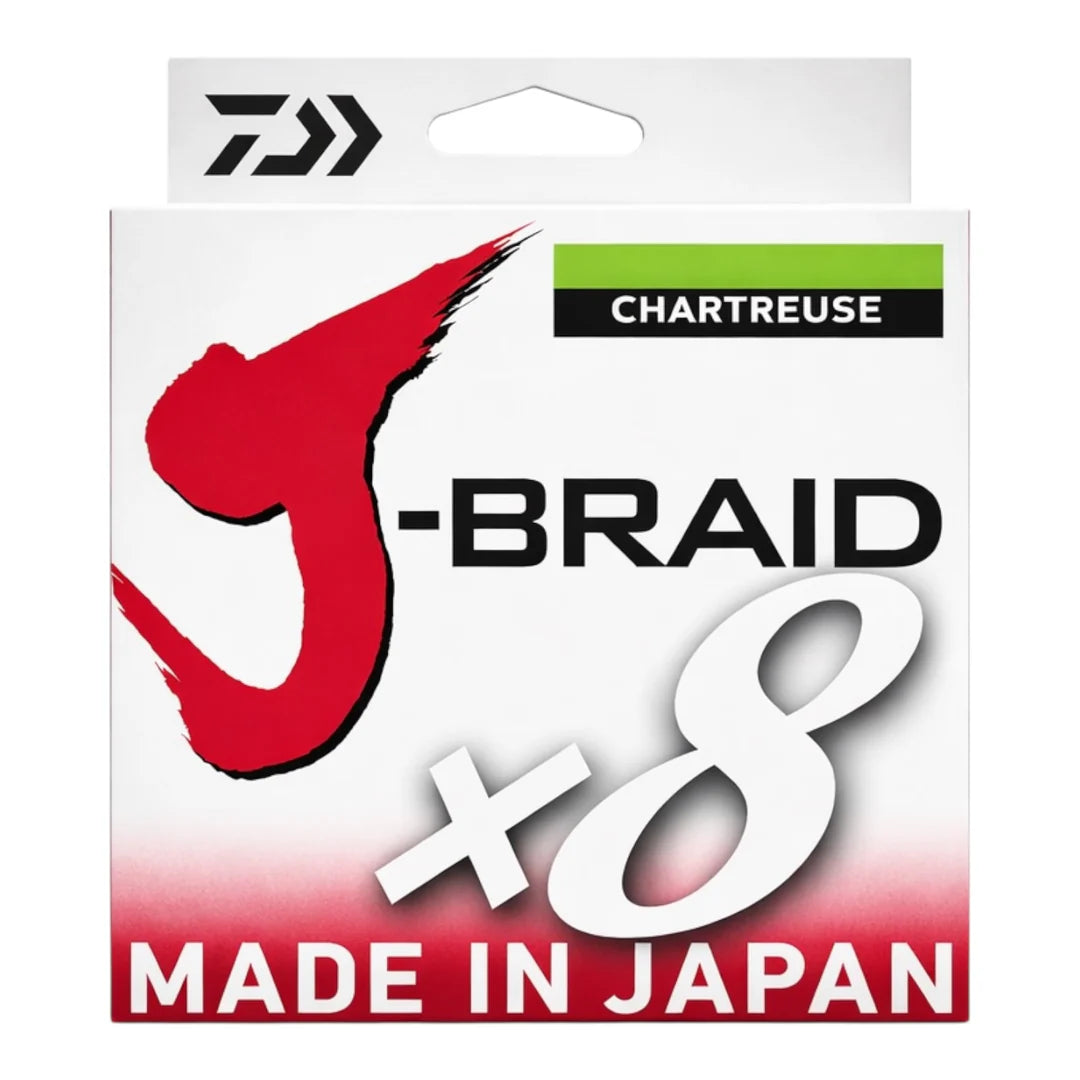 Daiwa J-Braid X8 Chartreuse 300m