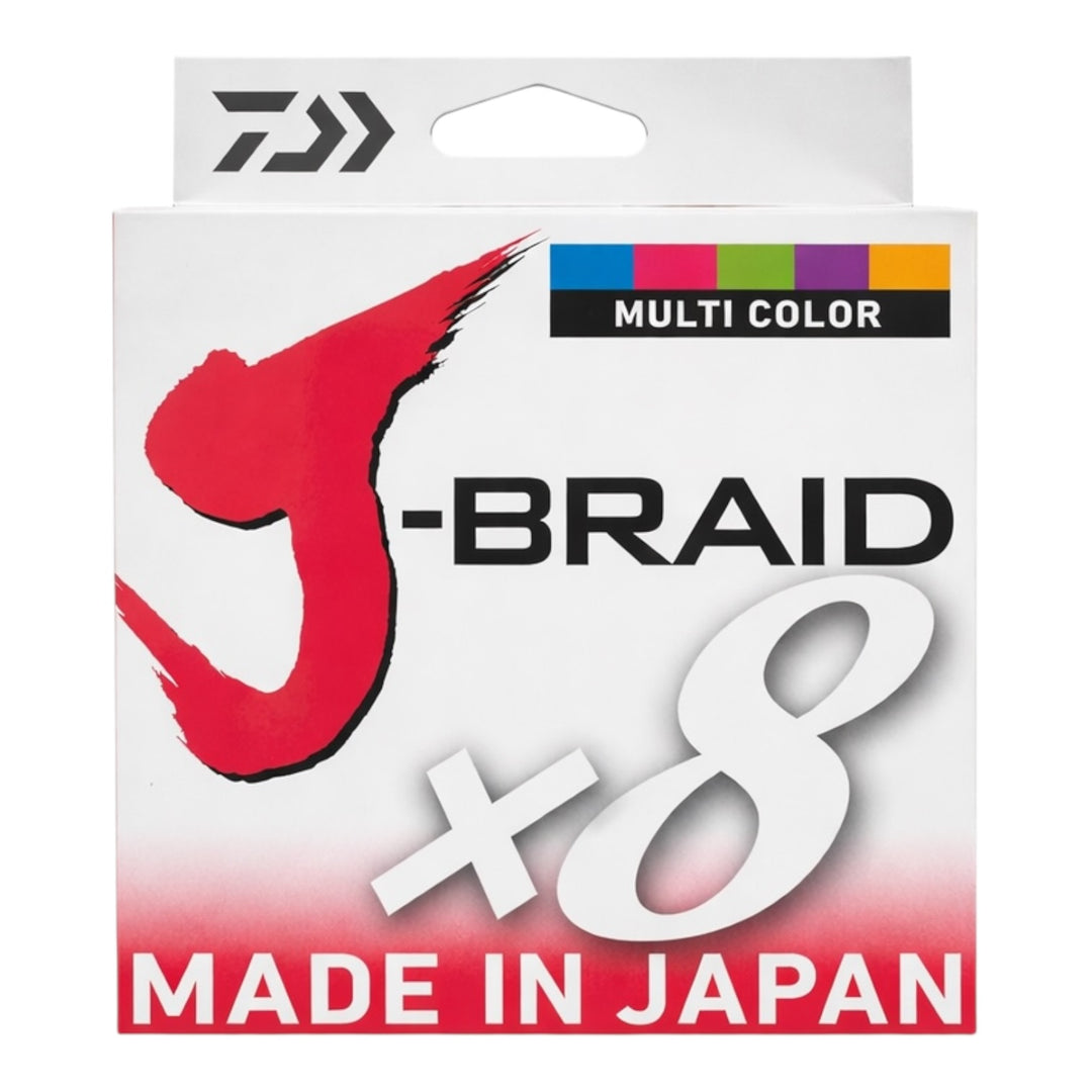 Daiwa J-Braid X8 Multi Colour Braid Line