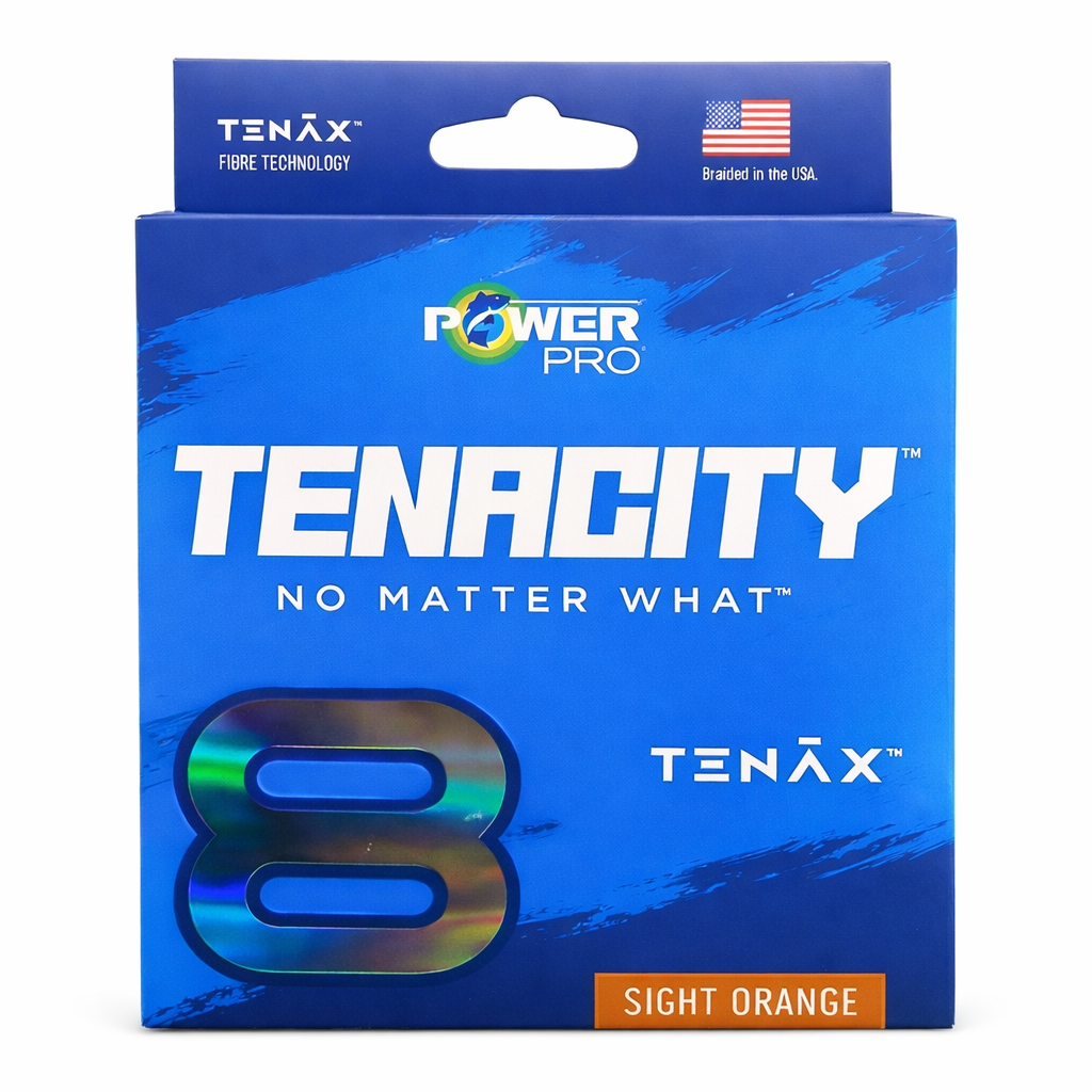 Shimano PowerPro Tenacity Sight Orange Braid Line 150m