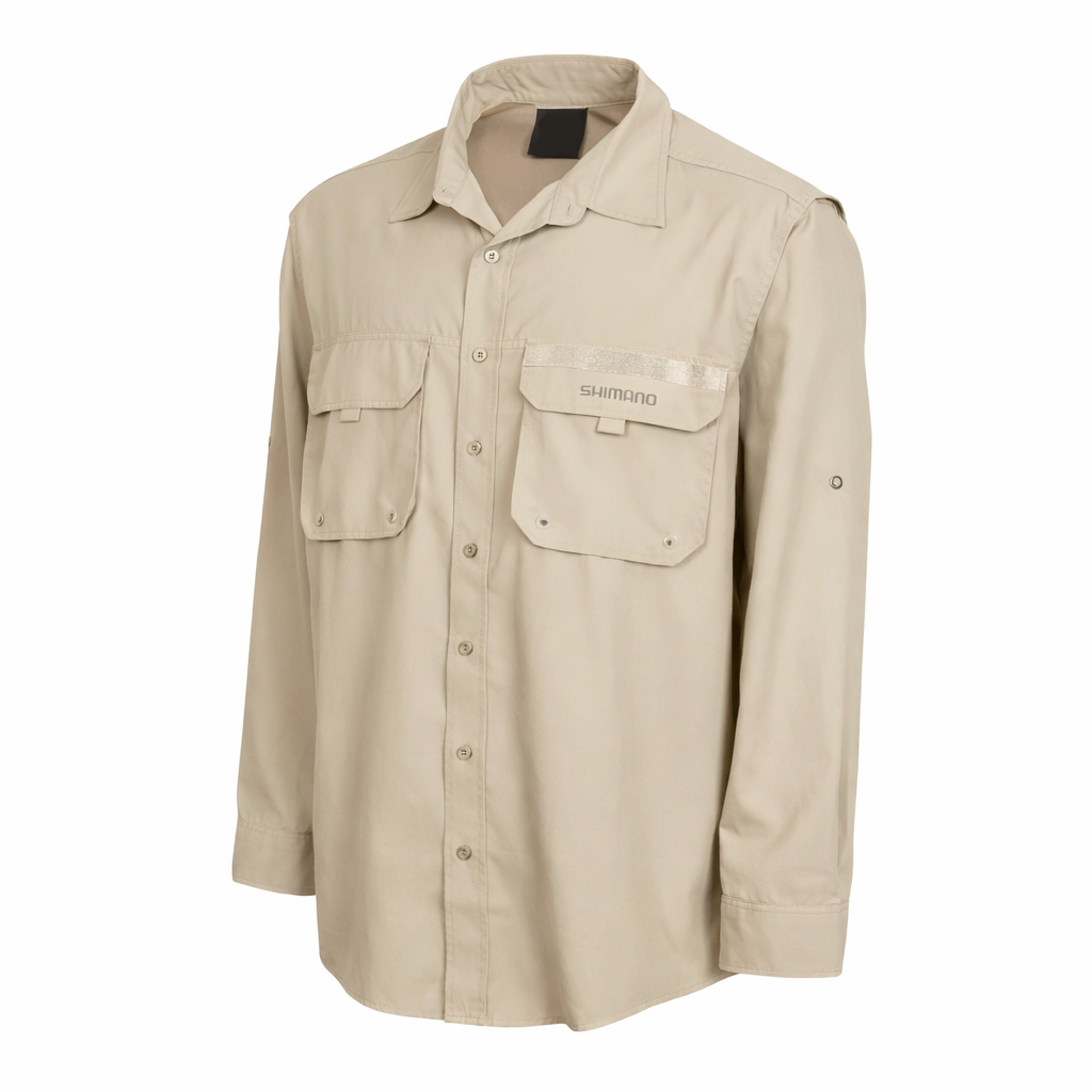 Shimano Mens Vented Fishing Shirt