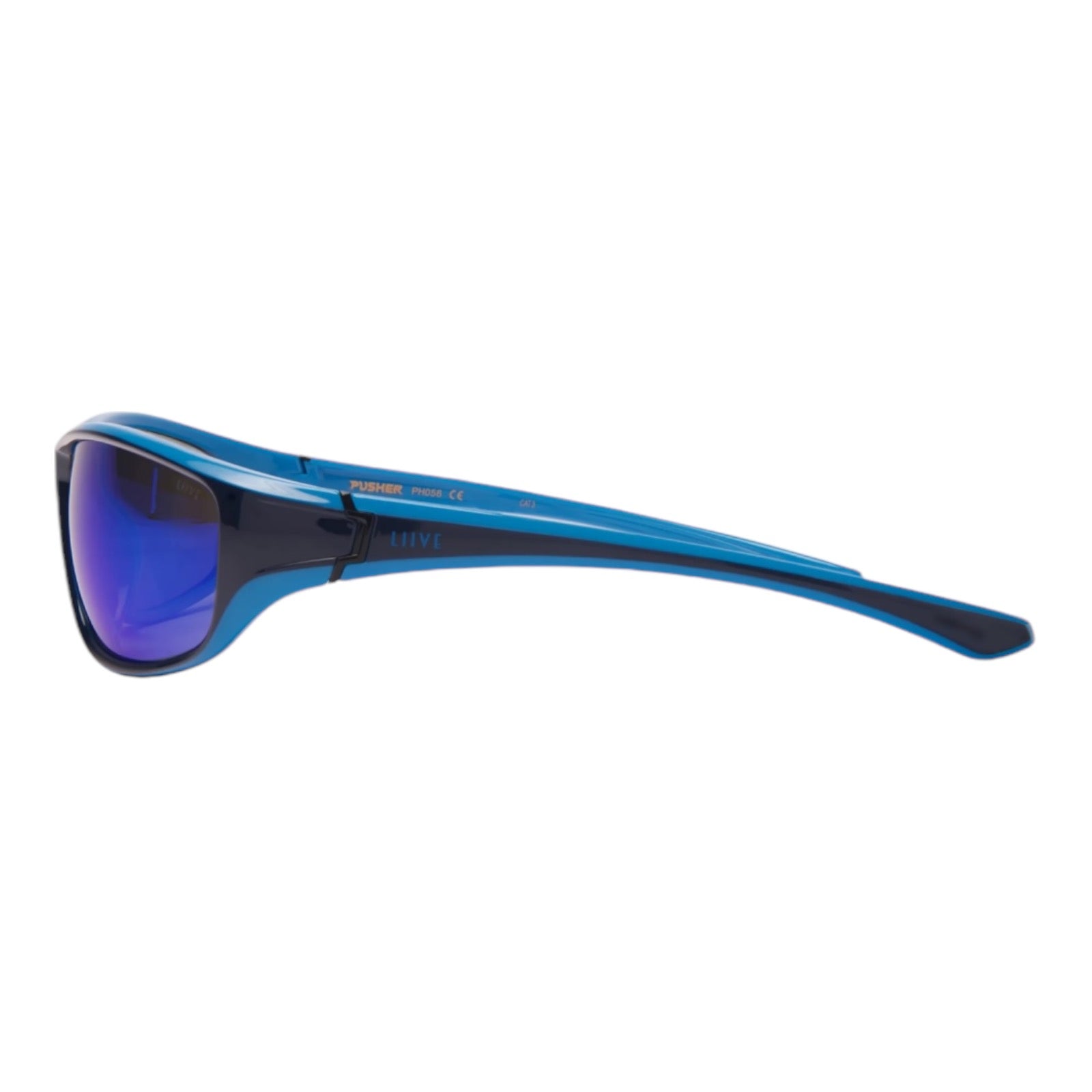 LIIVE VISION PUSHER MIRROR BLACK BLUE